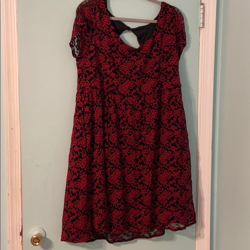 Black and Red Valentine Dress